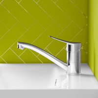 Смеситель для умывальника Dorff Norma с поворотным изливом D1000000