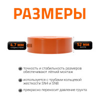 Крышка наружной канализации Ostendorf 160 мм 222630