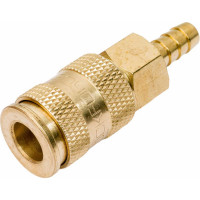 Быстроразъем пневматический с клапаном - елочка 8 мм ROCKFORCE RF-BSE1-3SH(1747)