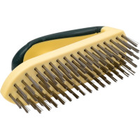 Ручная щетка по металлу Rockforce в пластиковом корпусе RF-340125228(17451)
