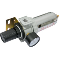 Фильтр-влагоотделитель c манометром и регулятором давления Voylet 1/4" AFR-80 005-00075