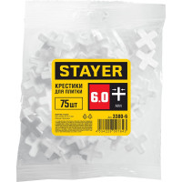 Крестики для кафеля STAYER 6 мм 75 шт. 3380-6