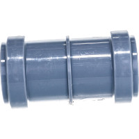 Канализационная соединительная муфта RTP с перегородкой, 32 мм, серая 11333