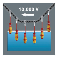 Шлицевая отвёртка WERA 160 i SL VDE SB SL 5,5x1x125 мм, на подвесе WE-100004