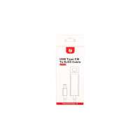 Кабель-переходник VCOM USB 3.1 Type-C - RJ-45, 1000Mbps Ethernet, Aluminum Shell, 0.15м DU320M