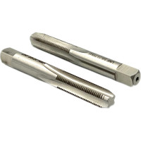 Дюймовый метчик TORNERI UNF 3/8" 24 нитей Р6М5 комплект из 2-х штук 035389