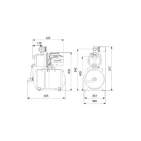 Насосная станция Grundfos JP 5-48 PT-H 99463877
