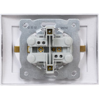 Розетка NILSON 2СП з/к антрацит Touran metallic 24161025