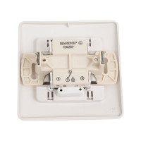 1-клавишный переключатель Systeme Electric BLANCA, С/У, cх.6, с подсветкой, 10А, 250B, белый BLNVS010611