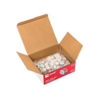 Строительно-монтажная клемма EKF PROxima СМК 222-412 с рычагом, 2 отверстия, 0,08-2,5мм2 100шт plc-smk-412