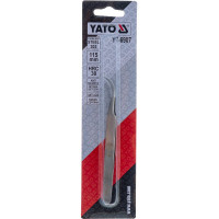 Изогнутый пинцет YATO 115мм YT-6907