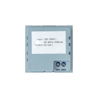 Розетка USB EKF сила тока 2.1А без индикатора E2MR2-20USB-10