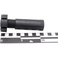 Цокольная ножка Tech-Krep/Zitar Н120 115-135 мм, черная, комплект 2 штуки, с 1 клипсой 129971