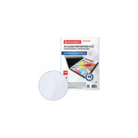 Перфорированные матовые папки-файлы BRAUBERG STANDARD А4, комплект 100 шт, 40 мкм 229660