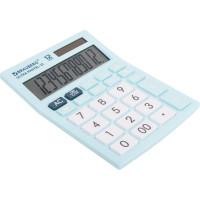 Настольный калькулятор BRAUBERG ULTRA PASTEL-12-LB 192x143 мм, 12 разрядов, голубой, 250502