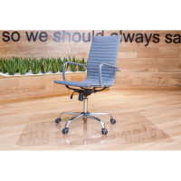 Защитный коврик для напольных покрытий BSL-office, поликарбонат 90х120 см, глянец, толщина 1,5 мм 1015091200