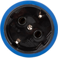 Переносная розетка IEK Omega рбп14-1-0м ip20, синяя OM-KR20-16-20-P1-00-K07