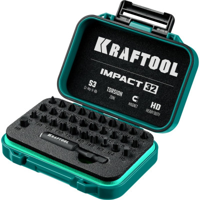 Набор бит ударных торсионных KRAFTOOL impact 32 26066-H32