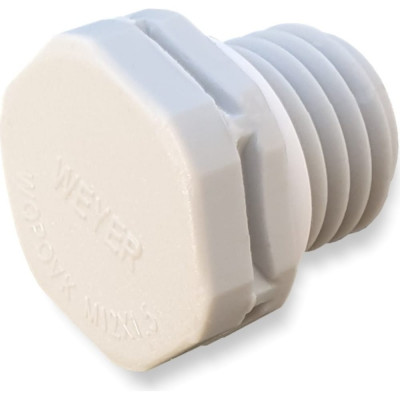 Weyer заглушка отверстия WQPOVK-M12-HJ OW - заглушка вент., нар. M12x1.5 WE5300100