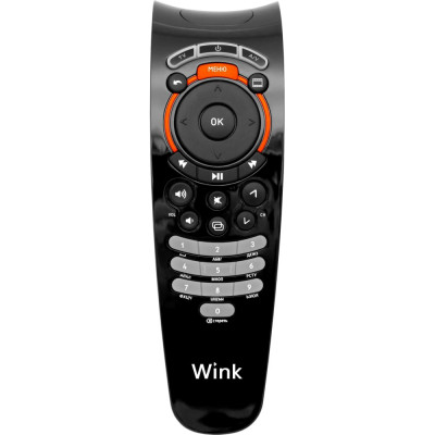 GWire Пульт ДУ для цифровых приставок, ресиверов Wink, цвет: черный, 97302