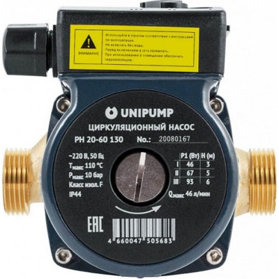 Циркуляционный насос UNIPUMP PH 20-60 66193