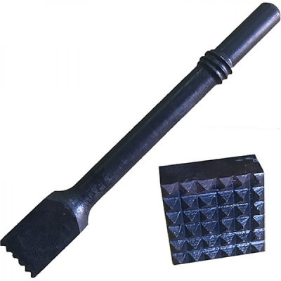 ПНЕВМО-ТРЕЙД Бучарда квадратная 42х42 мм МО, 320 мм, 36 насечек БучКв42-42-320-36-7-МО