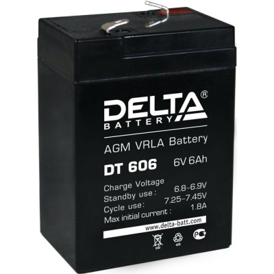 Батарея аккумуляторная DELTA DT 606