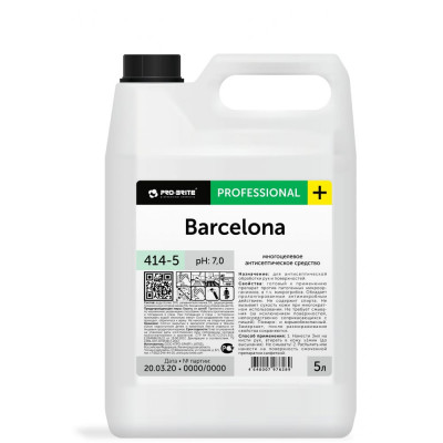 PRO-BRITE BARCELONA, бесспиртовой кожный антисептик, 5л. 414-5