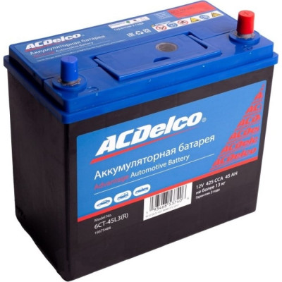 Аккумулятор ACDelco Asia 45-З-R 19375466