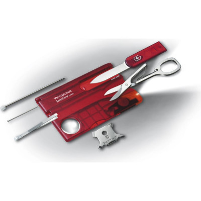 Victorinox Швейцарская карточка SwissCard Lite Red красная 0.7300.T, 0.7300.T