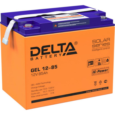 Delta Аккумуляторная батарея GEL 12-85