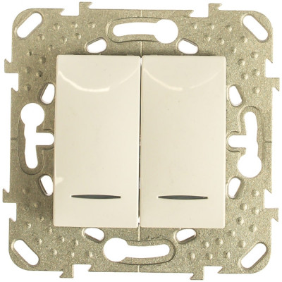 Двухклавишный механизм выключателя Schneider Electric UNICA MGU5.0101.18NZD