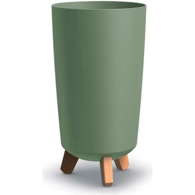 Prosperplast DGTL240 5615C Кашпо на ножках высокое GRACIA TUBUS SLIM d24см h445мм зеленый 067346