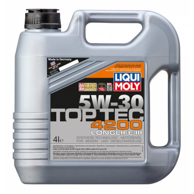 LIQUI MOLY НС-синт.мот.масло Top Tec 4200 5W-30 A3/B4/C3 4л 3715