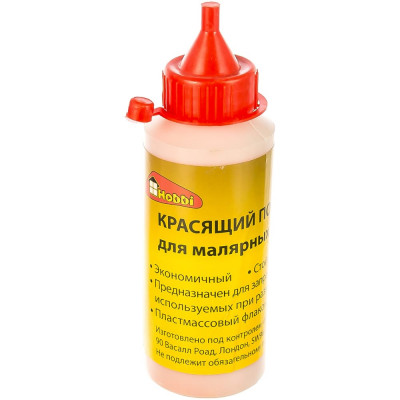 РемоКолор Порошок красящий, для малярных шнуров, красный, 115 г 14-1-004