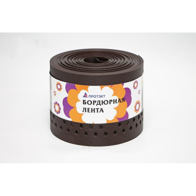 Протэкт Лента бордюрная 30 м Коричневый Б-15/30 кор