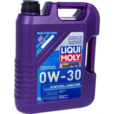 LIQUI MOLY Синт. мот.масло Synthoil Longtime 0W-30 CF/SM A3/B4 5лМ 8977