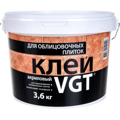 Клей для облицовочных плиток VGT 3,6 кг 11604895