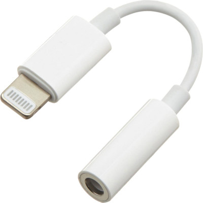 Cablexpert Переходник USB Lightning/Jack3.5F для передачи аудиосигнала белый CCA-LM3.5F-01-W