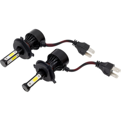 SKYWAY Автолампа-LED H4 28W 6000K 2500Lm 12/24V 2-конт НЕЙТРОН (X7) рад+вент компл.2 шт S08701007