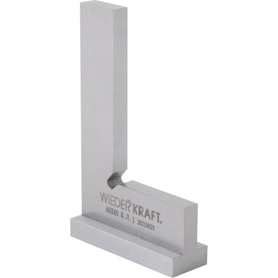 WIEDERKRAFT Угольник поверочный 90град. 60x40x20x5 мм кл. 1 WDK-MR6040