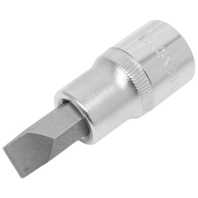 ЭВРИКА Насадка-вставка с битой шлиц SL10 1/2 10мм L=60мм ER-94302