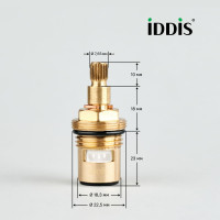 IDDIS Кран-букса керамическая 180° 20 зубцов G 1/2