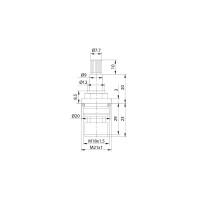 IDDIS Кран-букса керамическая 90° 20 зубцов M18x15 M21 h=53 мм 998CR532SM