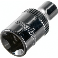 Головка торцевая Е-профиль 1/4" DR (Е5) для гайковертов Ombra 114605