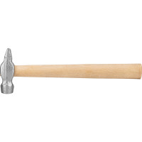 Слесарный молоток Без бренда 200 г,круглый боек,деревянная ручка// 10238
