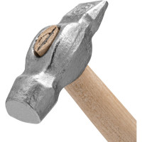 Слесарный молоток Без бренда 200 г,круглый боек,деревянная ручка// 10238