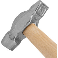 Слесарный молоток Без бренда 200 г,круглый боек,деревянная ручка// 10238