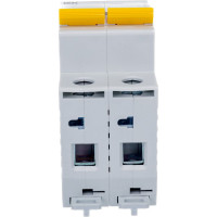 Автоматический 2-полюсный выключатель, 16А, С ВА47-29 4.5кА IEK MVA20-2-016-C