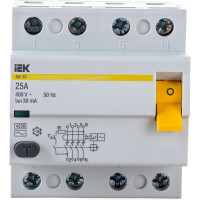 УЗО IEK MDV10-4-025-030 ВД1-63